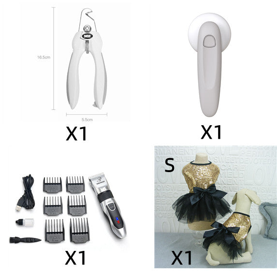 Electric Pet Hair Trimmer for Grooming and Cleaning